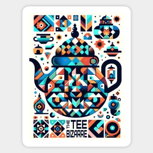 Colorful Teapot (The Tee Bizarre) Magnet